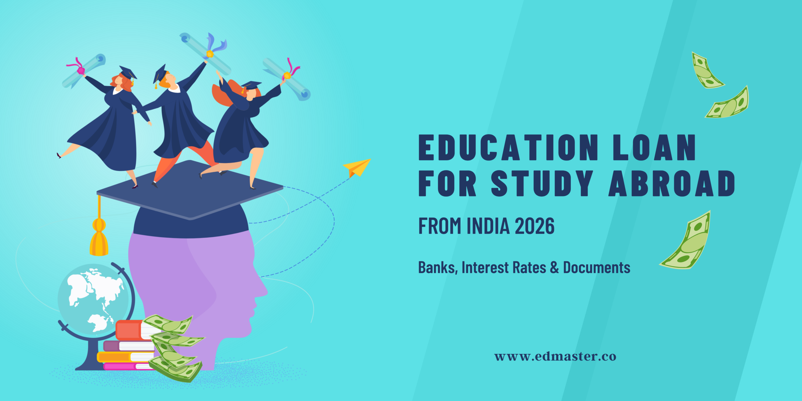 Education Loan for Study Abroad from India 2026 — Banks, Interest Rates & Documents