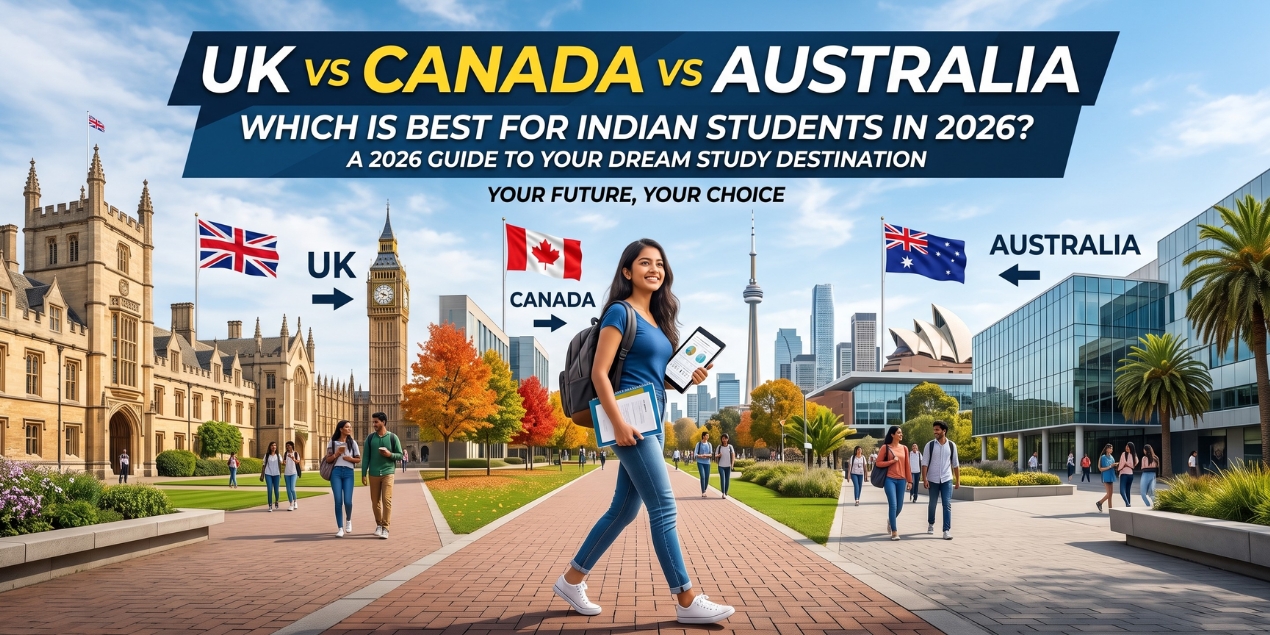 UK vs Canada vs Australia: Which Is Best for Indian Students in 2026?