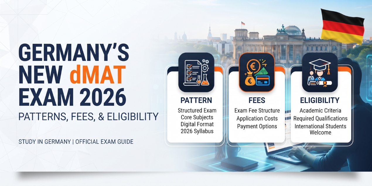 Germany’s New dMAT Exam 2026: Pattern, Fees & Eligibility